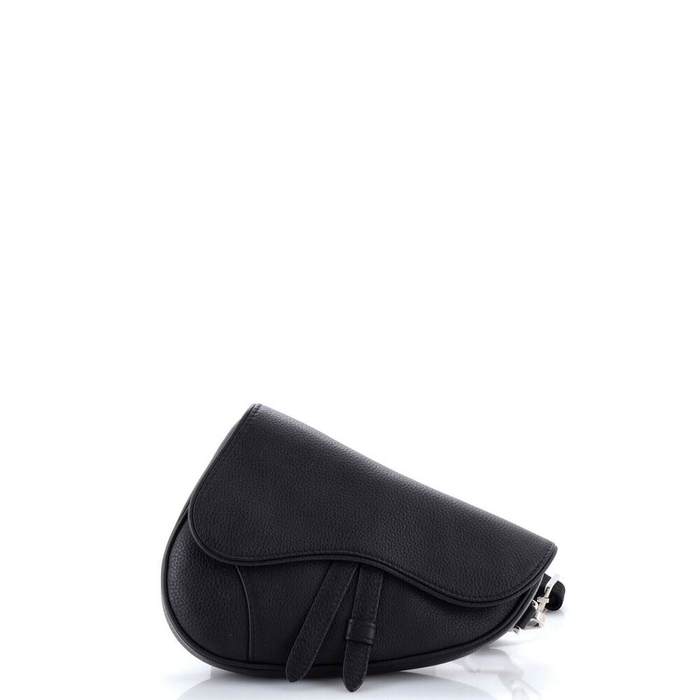 Christian Dior Mini Saddle Crossbody Bag Leather